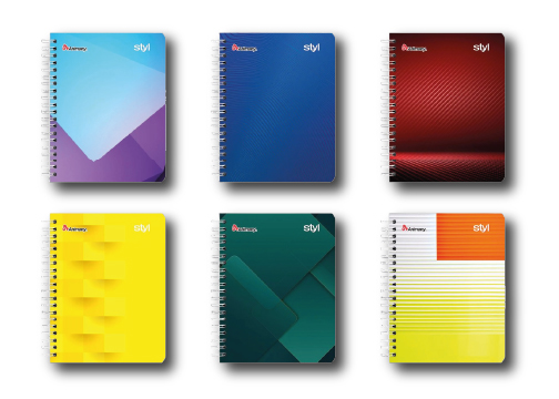 CUADERNO UNIVERSITARIO D/O 100H CUADRO 7MM STYL PASTA SEMI RIGIDA